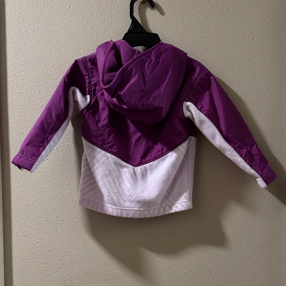 Columbia Kids' Fleece Jacket in Purple and White size 18-24M